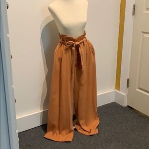 Anthropologie high wasted wide leg pants. Sz 8